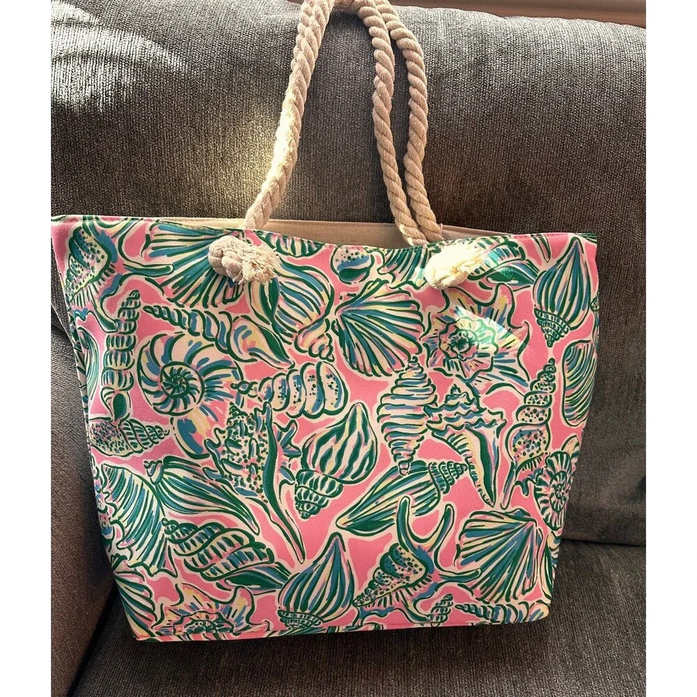 Stylene Sea Shell Print‎ Tote Bag